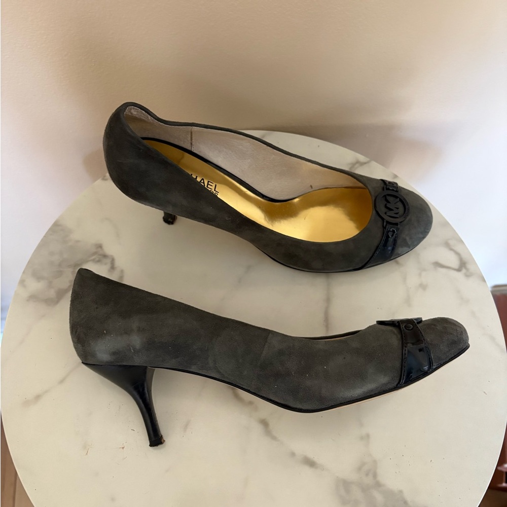 Michael Kors Black Suede Heels